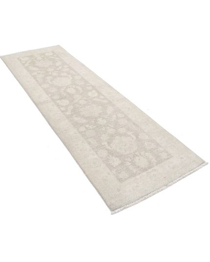 Serenity 2' 8" X 8' 4" Hand Knotted Wool Rug 2' 8" X 8' 4" (81 X 254) / Grey / Wool