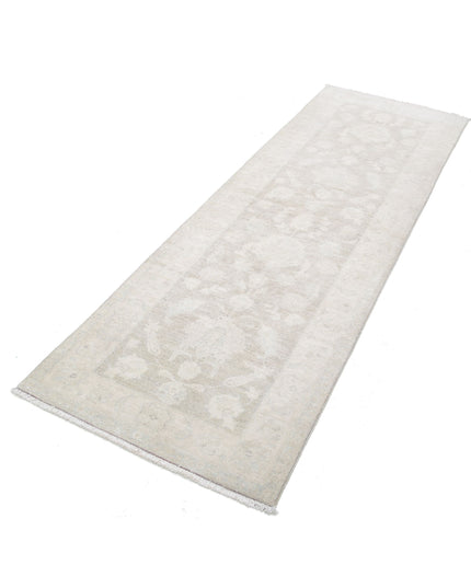 Serenity 2' 8" X 8' 4" Hand Knotted Wool Rug 2' 8" X 8' 4" (81 X 254) / Grey / Wool