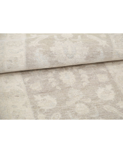 Serenity 2' 8" X 8' 4" Hand Knotted Wool Rug 2' 8" X 8' 4" (81 X 254) / Grey / Wool