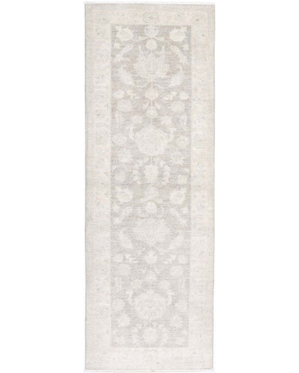 Serenity 2' 8" X 8' 4" Hand Knotted Wool Rug 2' 8" X 8' 4" (81 X 254) / Grey / Wool