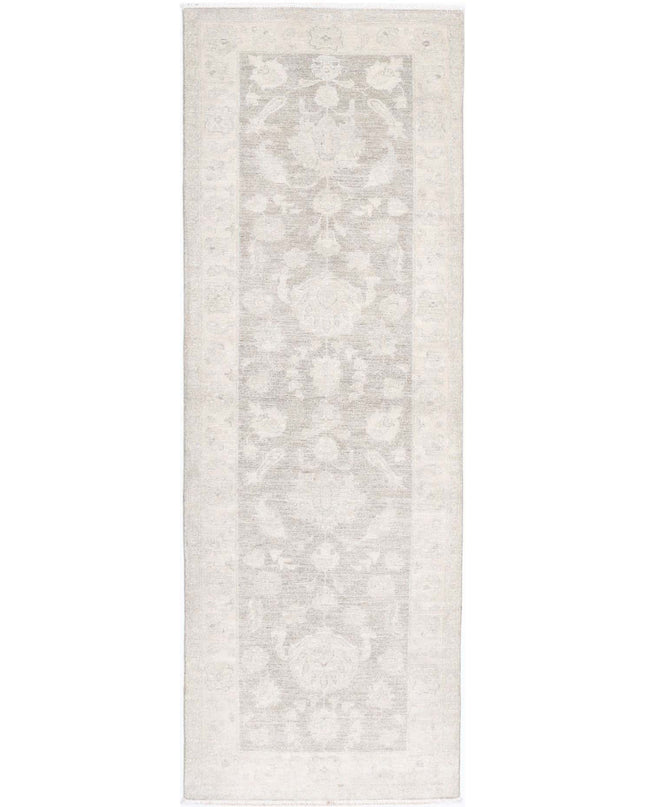 Serenity 2' 8" X 8' 4" Hand Knotted Wool Rug 2' 8" X 8' 4" (81 X 254) / Grey / Wool
