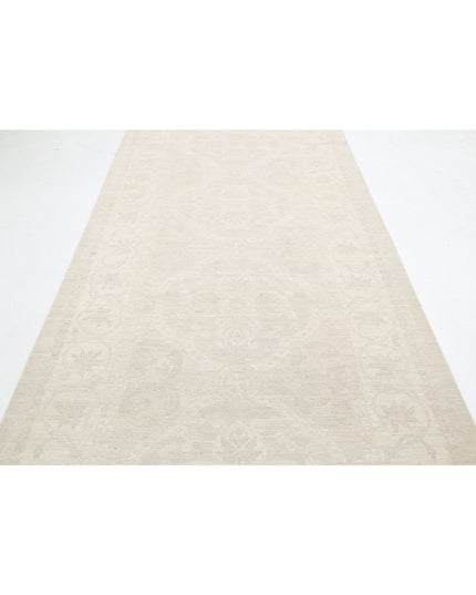 Serenity 5' 2" X 15' 0" Hand Knotted Wool Rug 5' 2" X 15' 0" (158 X 457) / Ivory / Wool