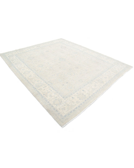 Serenity 8' 1" X 9' 8" Hand Knotted Wool Rug 8' 1" X 9' 8" (246 X 295) / Ivory / Wool