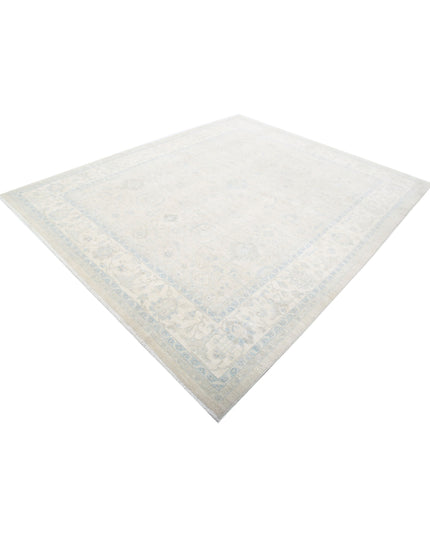 Serenity 8' 1" X 9' 8" Hand Knotted Wool Rug 8' 1" X 9' 8" (246 X 295) / Ivory / Wool