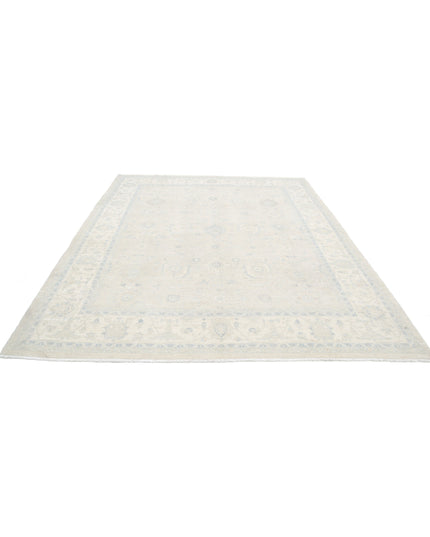 Serenity 8' 1" X 9' 8" Hand Knotted Wool Rug 8' 1" X 9' 8" (246 X 295) / Ivory / Wool