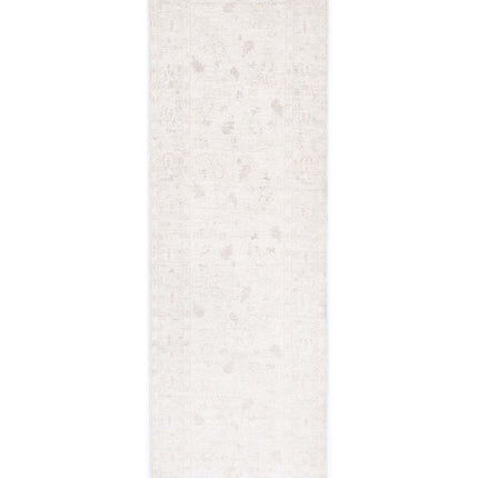 Serenity 2' 9" X 9' 3" Hand Knotted Wool Rug 2' 9" X 9' 3" (84 X 282) / Ivory / Wool
