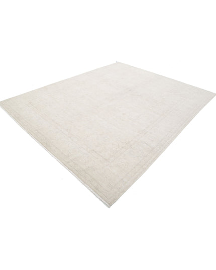 Serenity 7' 10" X 9' 9" Hand Knotted Wool Rug 7' 10" X 9' 9" (239 X 297) / Ivory / Wool