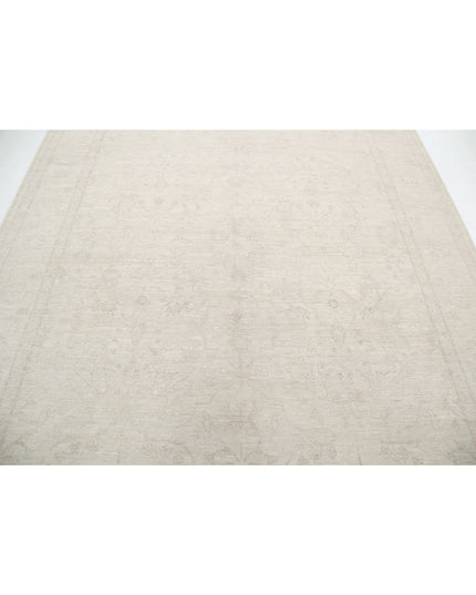Serenity 7' 10" X 9' 9" Hand Knotted Wool Rug 7' 10" X 9' 9" (239 X 297) / Ivory / Wool