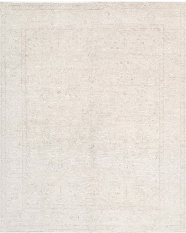 Serenity 7' 10" X 9' 9" Hand Knotted Wool Rug 7' 10" X 9' 9" (239 X 297) / Ivory / Wool