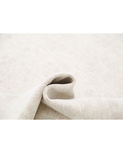 Serenity 6' 2" X 8' 9" Hand Knotted Wool Rug 6' 2" X 8' 9" (188 X 267) / Ivory / Wool