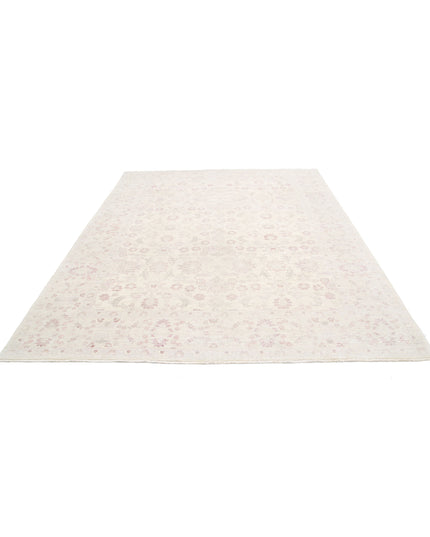 Serenity 8' 0" X 9' 5" Hand Knotted Wool Rug 8' 0" X 9' 5" (244 X 287) / Ivory / Wool