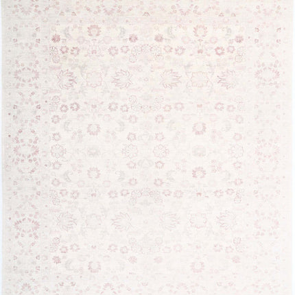 Serenity 8' 0" X 9' 5" Hand Knotted Wool Rug 8' 0" X 9' 5" (244 X 287) / Ivory / Wool
