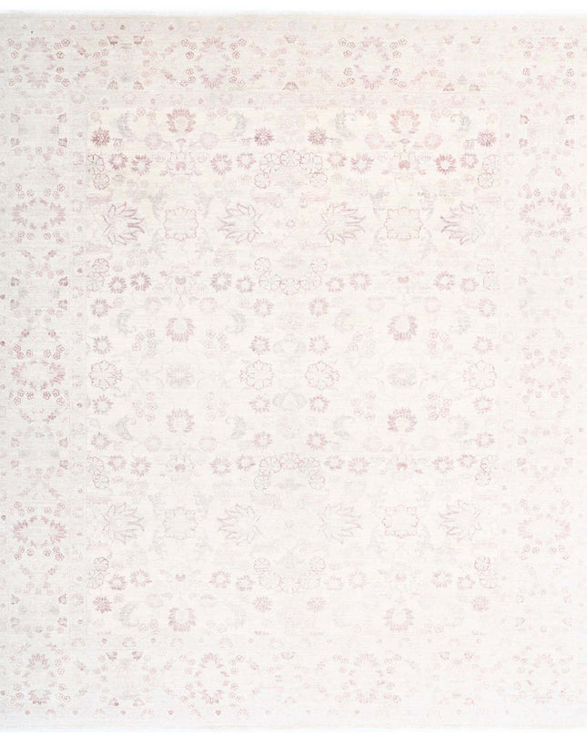 Serenity 8' 0" X 9' 5" Hand Knotted Wool Rug 8' 0" X 9' 5" (244 X 287) / Ivory / Wool