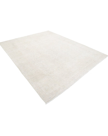 Serenity 8' 2" X 10' 1" Hand Knotted Wool Rug 8' 2" X 10' 1" (249 X 307) / Ivory / Wool