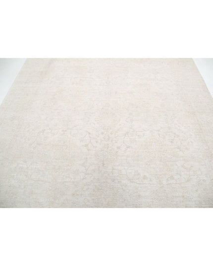 Serenity 8' 2" X 10' 1" Hand Knotted Wool Rug 8' 2" X 10' 1" (249 X 307) / Ivory / Wool