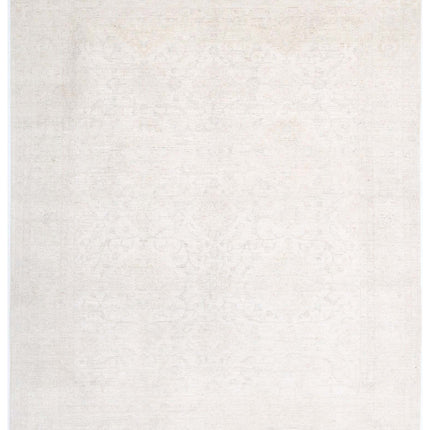Serenity 8' 2" X 10' 1" Hand Knotted Wool Rug 8' 2" X 10' 1" (249 X 307) / Ivory / Wool