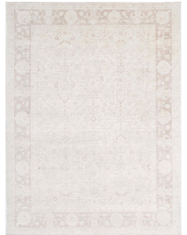 Serenity 8' 10" X 11' 8" Hand Knotted Wool Rug 8' 10" X 11' 8" (269 X 356) / Ivory / Wool