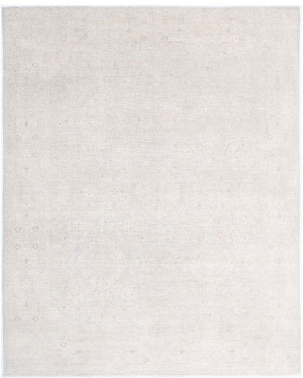 Serenity 7' 10" X 9' 10" Hand Knotted Wool Rug 7' 10" X 9' 10" (239 X 300) / Ivory / Wool