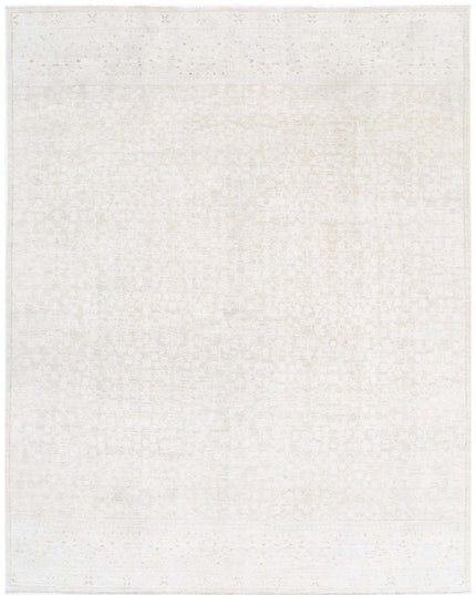 Serenity 7' 11" X 9' 10" Hand Knotted Wool Rug 7' 11" X 9' 10" (241 X 300) / Ivory / Wool