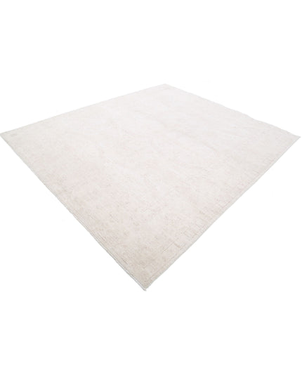 Serenity 8' 1" X 9' 5" Hand Knotted Wool Rug 8' 1" X 9' 5" (246 X 287) / Ivory / Wool