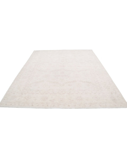Serenity 8' 1" X 9' 5" Hand Knotted Wool Rug 8' 1" X 9' 5" (246 X 287) / Ivory / Wool