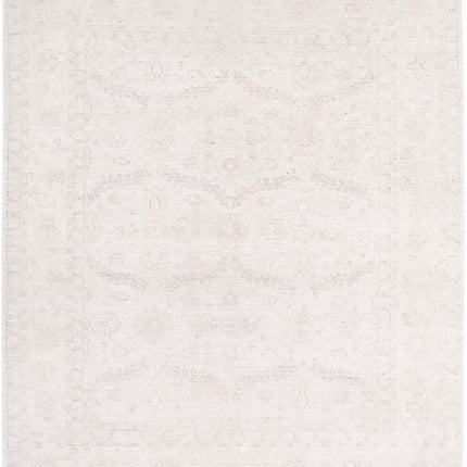 Serenity 8' 1" X 9' 5" Hand Knotted Wool Rug 8' 1" X 9' 5" (246 X 287) / Ivory / Wool