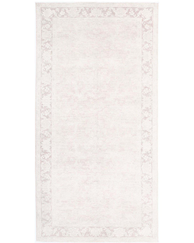 Serenity 5' 0" X 10' 2" Hand Knotted Wool Rug 5' 0" X 10' 2" (152 X 310) / Ivory / Wool