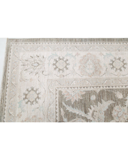 Serenity 9' 6" X 9' 8" Hand Knotted Wool Rug 9' 6" X 9' 8" (290 X 295) / Taupe / Wool