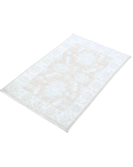 Serenity 2' 1" X 3' 2" Hand Knotted Wool Rug 2' 1" X 3' 2" (63 X 97) / Brown / Wool