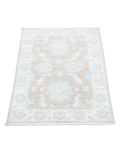 Serenity 2' 1" X 3' 2" Hand Knotted Wool Rug 2' 1" X 3' 2" (63 X 97) / Brown / Wool