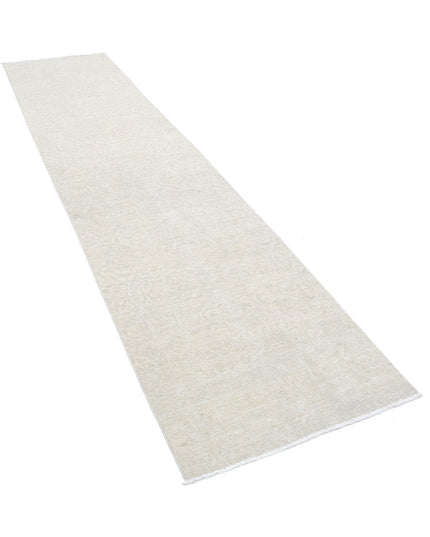 Serenity 2' 9" X 12' 2" Hand Knotted Wool Rug 2' 9" X 12' 2" (84 X 371) / Ivory / Wool