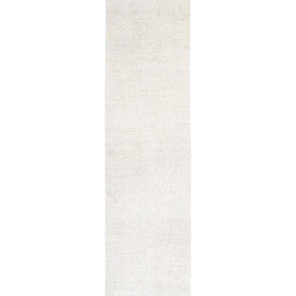 Serenity 2' 9" X 12' 2" Hand Knotted Wool Rug 2' 9" X 12' 2" (84 X 371) / Ivory / Wool