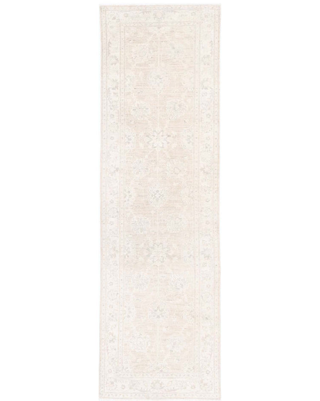 Serenity 2' 6" X 9' 1" Hand Knotted Wool Rug 2' 6" X 9' 1" (76 X 277) / Ivory / Wool