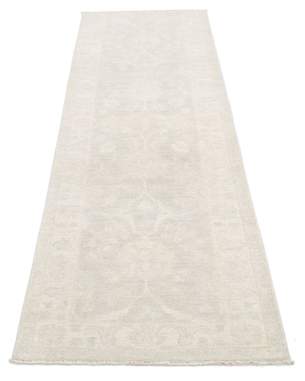 Serenity 2' 7" X 8' 3" Hand Knotted Wool Rug 2' 7" X 8' 3" (79 X 251) / Taupe / Wool