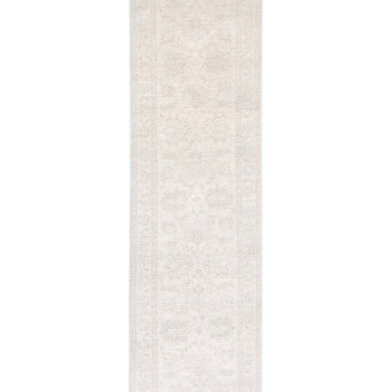 Serenity 2' 6" X 9' 5" Hand Knotted Wool Rug 2' 6" X 9' 5" (76 X 287) / Ivory / Wool