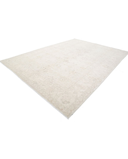 Serenity 9' 9" X 13' 5" Hand Knotted Wool Rug 9' 9" X 13' 5" (297 X 409) / Ivory / Wool