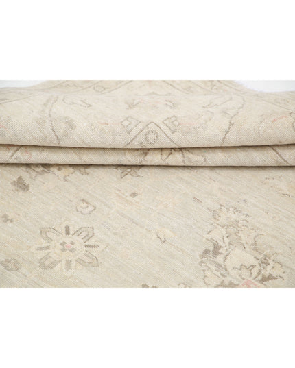 Serenity 9' 9" X 13' 5" Hand Knotted Wool Rug 9' 9" X 13' 5" (297 X 409) / Ivory / Wool