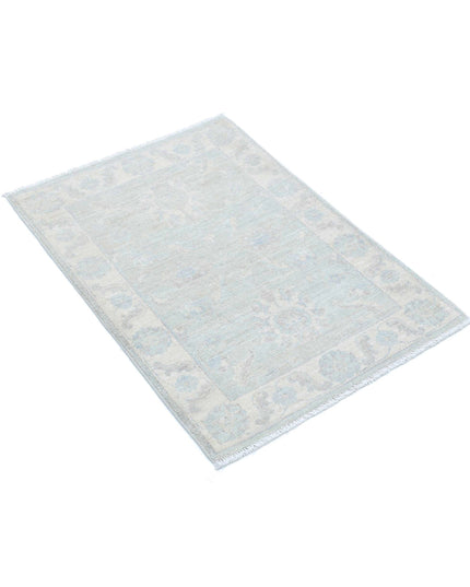 Serenity 2' 1" X 2' 11" Hand Knotted Wool Rug 2' 1" X 2' 11" (63 X 89) / Grey / Wool