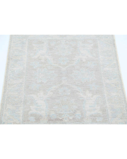 Serenity 2' 0" X 2' 10" Hand Knotted Wool Rug 2' 0" X 2' 10" (61 X 86) / Brown / Wool