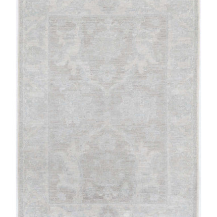 Serenity 2' 0" X 2' 10" Hand Knotted Wool Rug 2' 0" X 2' 10" (61 X 86) / Brown / Wool