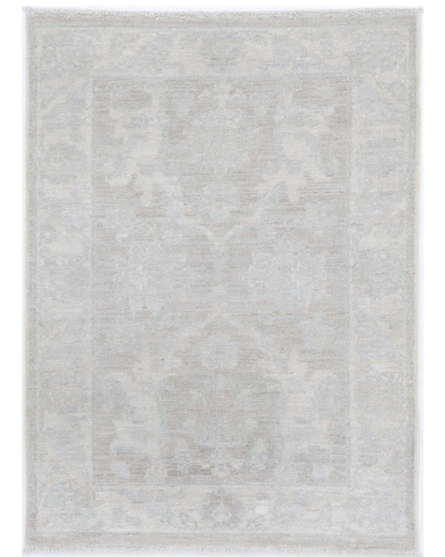 Serenity 2' 0" X 2' 10" Hand Knotted Wool Rug 2' 0" X 2' 10" (61 X 86) / Brown / Wool