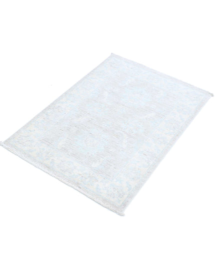 Serenity 2' 2" X 3' 1" Hand Knotted Wool Rug 2' 2" X 3' 1" (66 X 94) / Grey / Wool