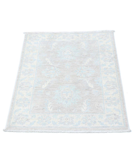 Serenity 2' 2" X 3' 1" Hand Knotted Wool Rug 2' 2" X 3' 1" (66 X 94) / Grey / Wool