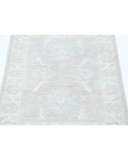 Serenity 2' 2" X 3' 1" Hand Knotted Wool Rug 2' 2" X 3' 1" (66 X 94) / Grey / Wool