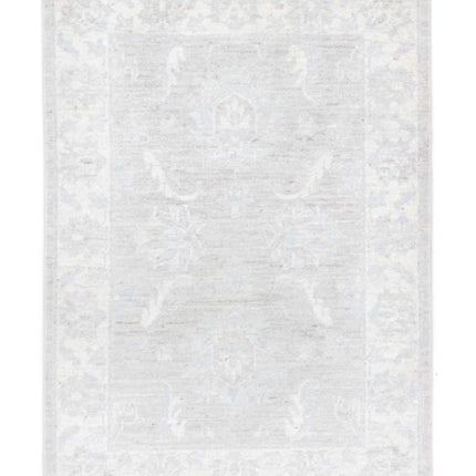 Serenity 2' 2" X 3' 1" Hand Knotted Wool Rug 2' 2" X 3' 1" (66 X 94) / Grey / Wool