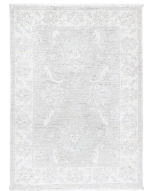 Serenity 2' 2" X 3' 1" Hand Knotted Wool Rug 2' 2" X 3' 1" (66 X 94) / Grey / Wool