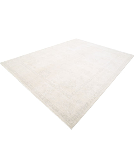 Serenity 9' 0" X 11' 6" Hand Knotted Wool Rug 9' 0" X 11' 6" (274 X 351) / Ivory / Wool