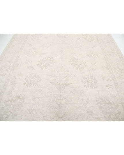 Serenity 9' 0" X 11' 6" Hand Knotted Wool Rug 9' 0" X 11' 6" (274 X 351) / Ivory / Wool