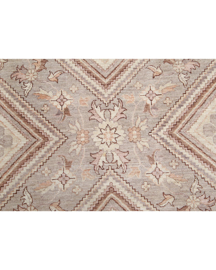 Serenity 13' 4" X 17' 6" Hand Knotted Wool Rug 13' 4" X 17' 6" (406 X 533) / Grey / Wool