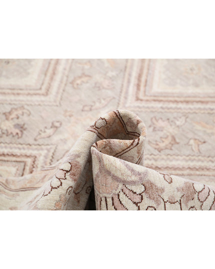 Serenity 13' 4" X 17' 6" Hand Knotted Wool Rug 13' 4" X 17' 6" (406 X 533) / Grey / Wool